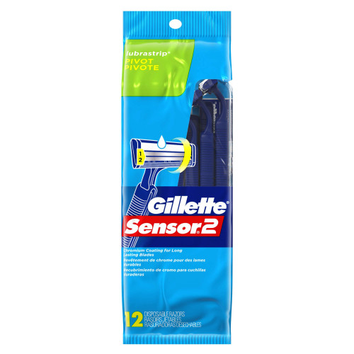 Gillette Sensor 2 Pivot Disposable Razors - 12 ct - 2 pk