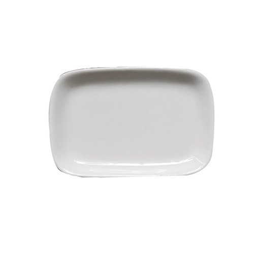KIROJA Ceramic Palette Shell-Shaped Watercolor Tray Gouache Tray White Porcelain Art Supply Limited Edition Handmade Ceramic (Color : Medium Square)