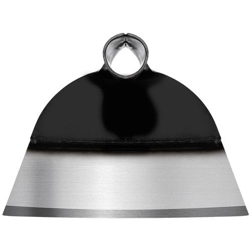 Happyyami Hand Hoe Head Steel Handheld Grub Hoe Replacement Round Eye Hoes Remove Grass Planting Gardening Tool Soil Weeding Farming Hoe Head for Agriculture Digging Loosening