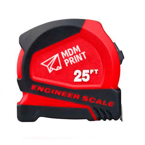 25ft Compact Tape Measure with Engineer Scale