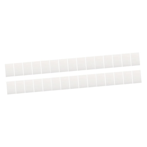 TEHAUX 30 Pcs Bookish Items Sticky Message Note Writing Note Pads Clear Memo Pad Desk Notepad Transparent Memo Pad Clear Page Tag White Sticker Office Fluorescent Film The Pet