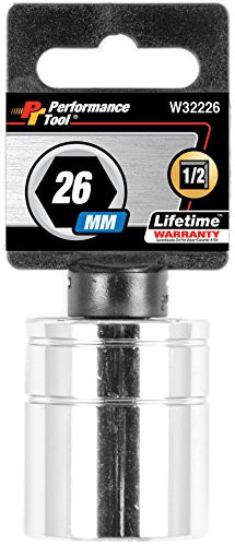 Performance Tool W32226 1/2" Dr 26mm 6pt Socket