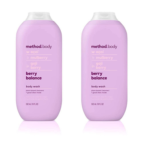 Method Body Wash, Berry Balance, 18 Fl Oz. (2 Pack)