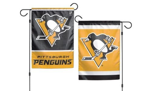 WinCraft NHL Pittsburgh Penguins WCR64715012 Garden Flag, 11" x 15" WinCraft NHL Pittsburgh Penguins WCR64715012 Garden Flag, 11" x 15"