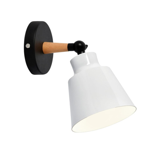 Housoutil 1pc Bedroom Sconce Wall Sconce Lamp Decorative Wall Mounted Light Hanging Reading Lamps Hallway Wall Light Household Wall Lamp Wall Lamp Decoration Bamboo Nordic White Bedside Lamp