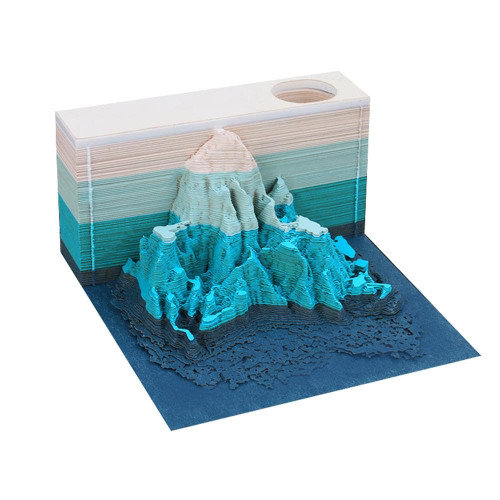 3D Memo Pad,3D Art Sticky Notes, Everest Alps Shape Notepad, DIY Creative 3D Notepad Paper Carving Art Gift Desktop Decoration for School Home Office 3D Memo Pad,3D Art Sticky Notes, Everest Alps Shape Notepad, DIY Creative 3D Notepad Paper Carving Art Gift Desktop Decoration for School Home Office