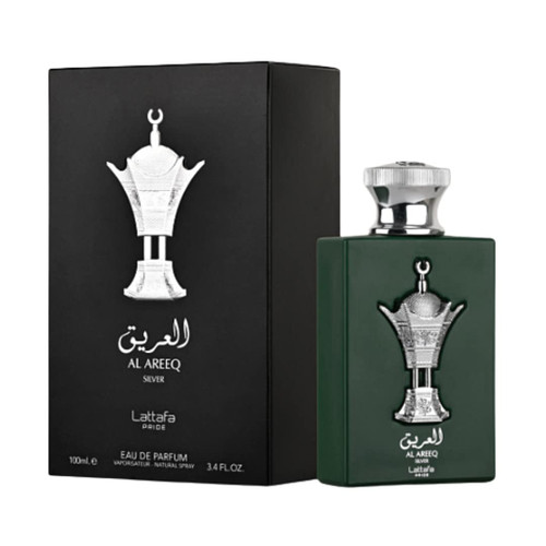 Lattafa Al Areeq Silver Eau De Parfum Spray for Unisex, 3,4 Ounce
