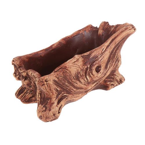 SUPVOX Driftwood Pot Holder Decorative Flower Pots Small Pots Plant Containers Driftwood Planters Flower Planter Pot Succulent Plant Pots Plant Planter Pot Cactus Pots Decorations Vintage