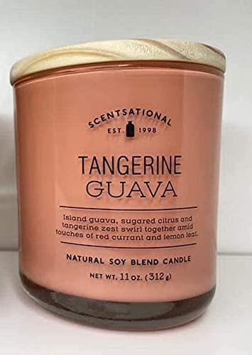 Scentsational Guava Natural Soy Blend Candle 110z | Hand Poured in The U.S.A.
