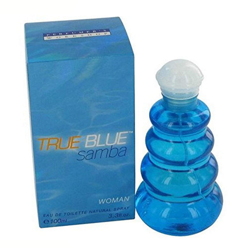 Samba True Blue By Perfumers Workshop For Women. Eau De Toilette Spray 3.4 Ounces