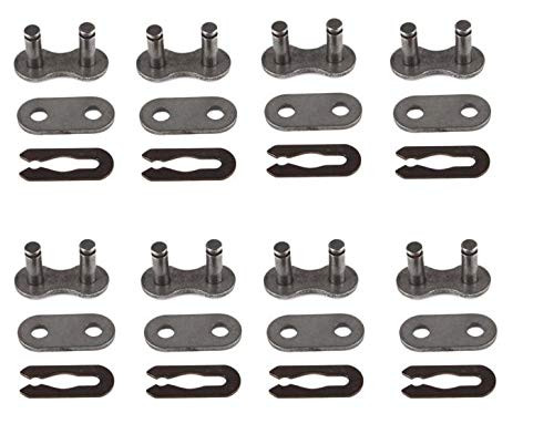 Master Link 415 Chain For 49cc 66cc 80cc 2-Stroke Motorized Bicycle Bike Engine Black Carbon Steel (8 Set)