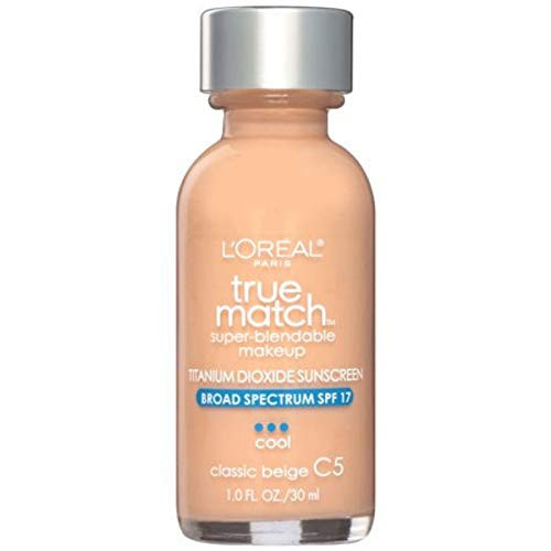 L'Oreal True Match Super Blendable Makeup, Classic Beige [C5], 1 oz (Pack of 3)