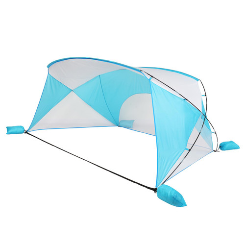 Kcelarec Portable Beach Tent Sun Shade Canopy,Beach Tent Sun Shelter,Outdoor Shade for Camping Trips,Backyard Fun or Picnics