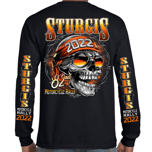 2022 Sturgis Black Hills Rally Stay Rad Long Sleeve Black/L