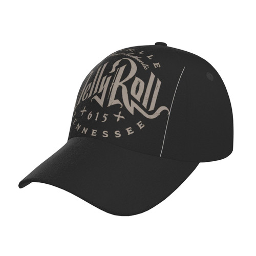Kingscom Jelly Singer Roll Hat Curved Brim Baseball Cap Adjustable Snapback Cap for Men and Women Black Kingscom Jelly Singer Roll Hat Curved Brim Baseball Cap Adjustable Snapback Cap for Men and Women Black