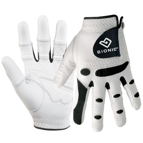 Bionic StableGrip with Natural Fit Golf Glove - White (Small, Left)