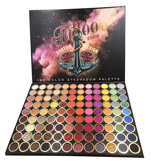 JUDEWY 108 Colors Shimmering Eyeshadow p Palette - Professional Matte Glitter Long Lasting Rainbow Eyeshadow - Highly Pigmented Waterproof Makeup Powder