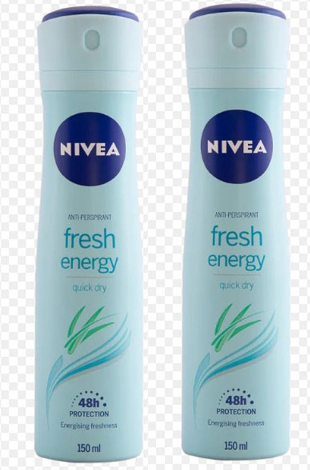 Nivea Energy Fresh Anti Perspirant 150ml - 2 Pack