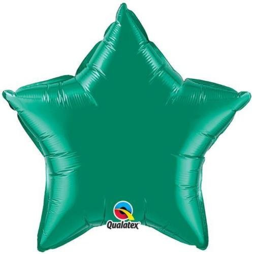 Qualatex Foil Balloon 012625 Star - Emerald Green 20",
