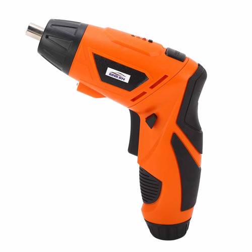 Electric Screwdriver Electric Drill Driver Cordless Screwdriver Multifunctional Rechargeable Wireless Screwdriver Electric Screwdriver Set for Assembly Furniture Orange