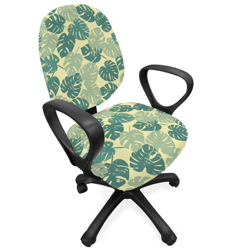 Ambesonne Monstera Leaves Office Chair Slipcover, Tropical Hawaiian Leaves in Exotic Tones, Protective Stretch Decorative Fabric Cover, Green Jade Green Ambesonne Monstera Leaves Office Chair Slipcover, Tropical Hawaiian Leaves in Exotic Tones, Protective Stretch Decorative Fabric Cover, Green Jade Green