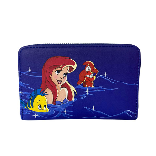 Loungefly Ariel Fireworks Zip-Around Wallet The Little Mermaid One Size Loungefly Ariel Fireworks Zip-Around Wallet The Little Mermaid One Size
