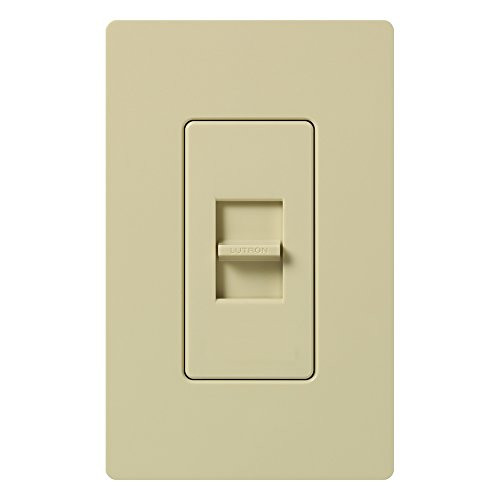 Lutron LG-600H-IV 600W single-Pole Slide-To-Off Dimmer, Ivory