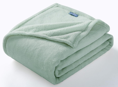 CozyLux Fleece Bed Blankets Queen Size Sage Green - 300GSM Soft Lightweight Cozy Plush Fuzzy Microfiber Flannel Blankets for Travel Camping Chair and Sofa, 90x90 inches CozyLux Fleece Bed Blankets Queen Size Sage Green - 300GSM Soft Lightweight Cozy Plush Fuzzy Microfiber Flannel Blankets for Travel Camping Chair and Sofa, 90x90 inches