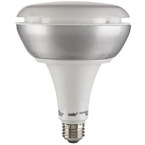 Sunlite BR40/LED/17.5W/D/E/30K 17.5-watt Medium Base LED BR40 Reflector, 6.3" x 5" x 5", Warm White