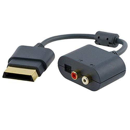 Bangbuy Audio Cable Adapter, RCA Toslink Optical Audio Adapter Cable for Xbox 360/Xbox 360 Slim