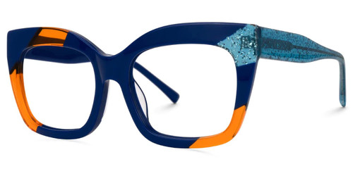 VOOGLAM Stylish Rectangle Blue light Blocking Glasses for Women Anti UV Eyestrain Eyewear Terrie GWA072828-07