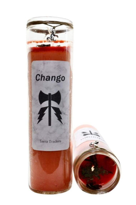 Chango Charged and Loaded Hoodoo Orisha Candle