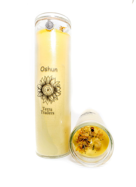 Oshun Charged Hoodoo Witchcraft Vigil Novena Candle
