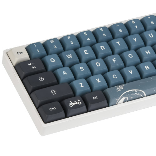 Surmen PBT Keycaps XDA Keycaps Dye-Sublimation 60% Custom Keycaps 60 Percent for Cherry MX Switches Mechanical Keyboard(Apollo)