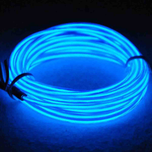 Jytrend 9ft Neon Light El Wire w/ Battery Pack - Blue