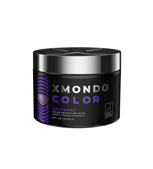 XMONDO Color Amethyst Color Depositing Mask & Semi Permanent Purple Hair Dye | Vegan Formula Hair Color with Bond Boosting Technology & Hyaluronic Acid to Nourish, Revitalize & Repair, 8 Fl Oz 1-Pack XMONDO Color Amethyst Color Depositing Mask & Semi Permanent Purple Hair Dye | Vegan Formula Hair Color with Bond Boosting Technology & Hyaluronic Acid to Nourish, Revitalize & Repair, 8 Fl Oz 1-Pack