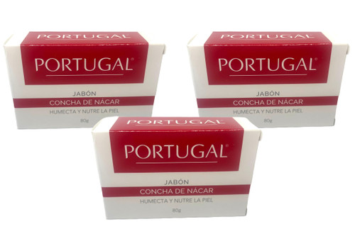 Concha De Nacar Jabon Mother Of Pearl Soap Value Pack (3 bars)