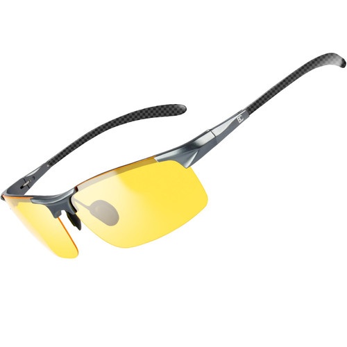 BIRCEN Night Vision Glasses for Driving: HD Anti Glare Al-Mg Frame Night Driving Glasses for Men BIRCEN Night Vision Glasses for Driving: HD Anti Glare Al-Mg Frame Night Driving Glasses for Men