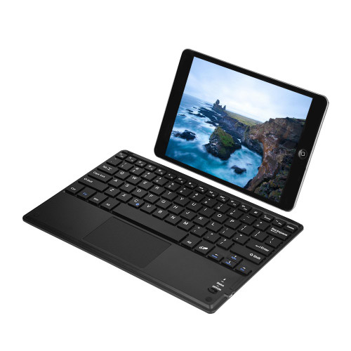 Ultra-Slim Bluetooth Keyboard, Portable Wireless Bluetooth Keyboard with Touchpad for Windows PC Android Phone Tablet