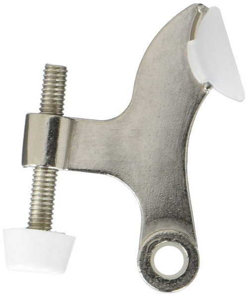 5 Pack Rok Hardware Heavy Duty Hinge Pin Door Stop, Brushed Nickel ROKDSP1BN