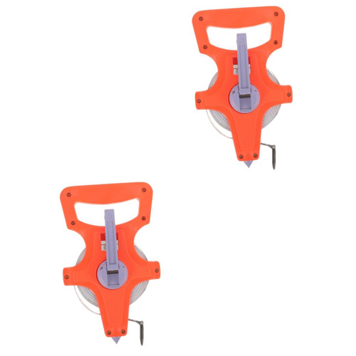 OSALADI 2pcs Manual Engineering Ruler Tape Measure for Building Soft Tape Measure Field Measuring Tape Metric Measuring Tape Scale for Engineer Metric System Plastic Soft Measuring Tape