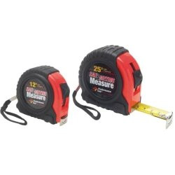 2 Piece SAE and Metric Tape Measure 2PC SAE & METRIC TAPE MEASURE