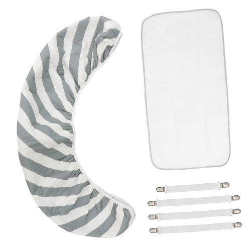 CHILDWEET 1 Set Ironing Mat Wool Ironing Mat Travel Kit Portable Ironing Board Iron Board Alternative Cover Ironing Board Protective Cover Iron Board Cover Cloth Cotton Ironing Mat Kit Gabe