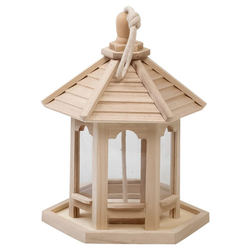 Toddmomy Bird Feeder Parrot Feeder Outdoor Parrot Feeder for Cage Parrot Foraging Feeder Bird Feeding Station Auto Feeder Parakeet Bird Cage Wooden Bird Cage Bird Nest Bamboo Terrarium