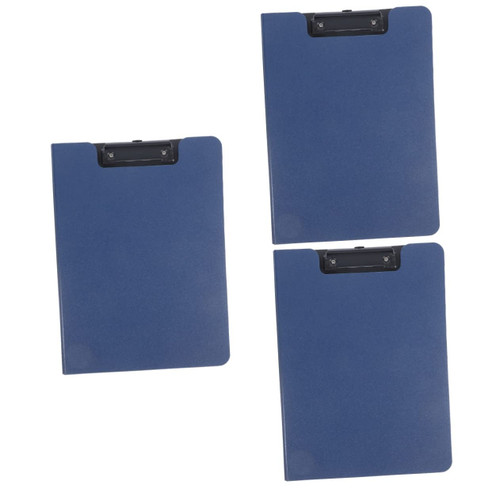 Ciieeo 3pcs Clipboard Clip Writing Clipboard Foldable Clipboard Nursing Student Essentials Small Clipboards Restaurant Clipboard Low Profile Clip Board File Folder Portable Metal A4