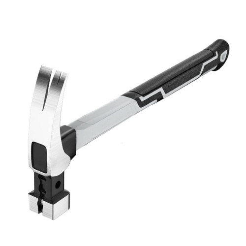 Claw Hammer Square Head Steel Woodworking Nail Striking Tools with Magnet Multifunctional Woodworking Hammer Tool.