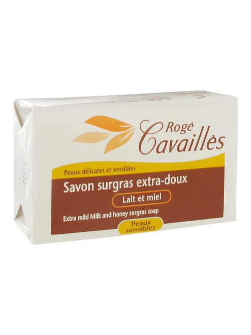 Roge Cavailles Extra-Mild Superfatted Soap Milk and Honey 250g