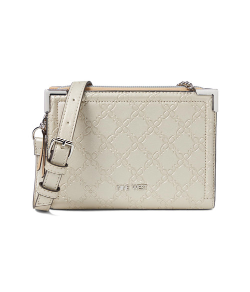 NINE WEST Radzi SLG Wallet On A String Pale Gold One Size