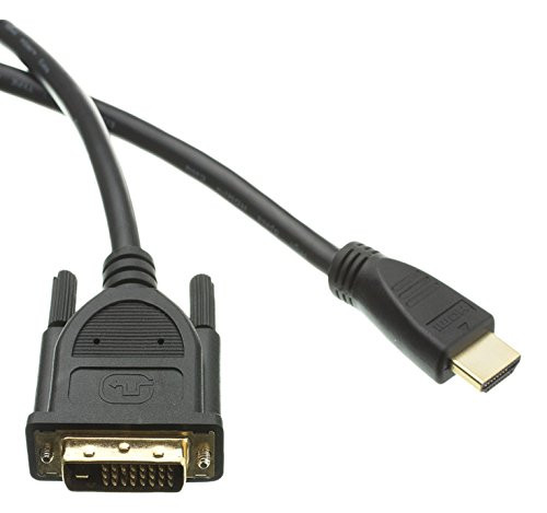 3 Pack HDMI to DVI Cable, HDMI Male to DVI Male 10 Feet, CNE555768 3 Pack HDMI to DVI Cable, HDMI Male to DVI Male 10 Feet, CNE555768
