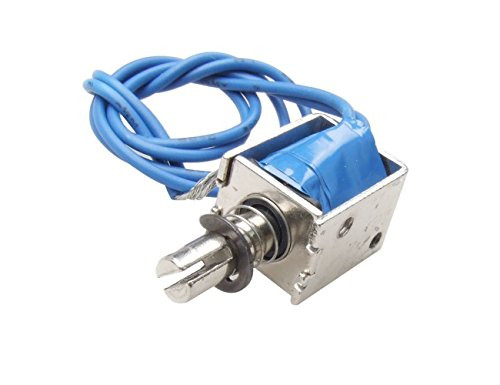 YXQ DC 12V 4N Push Type Open Frame Solenoid Electromagnet Actuator 10mm